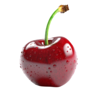 cereja png isolado vermelho baga fruta png fresco cereja fruta vermelho cereja transparente fundo ai gerado