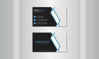 Minimal and contemporary company card layout stylish business card vector