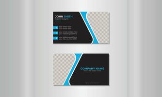 A visitor's card template in vector format for commercial use. A vector illustration's design.