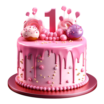 Pink Birthday PNGs for Free Download