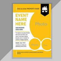 Business flyer design template vector