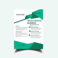 We Do creatives Business Flyer design template vector