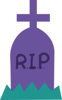 A purple tombstone png