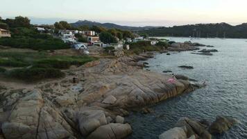 le coucher du soleil dans Sardaigne video