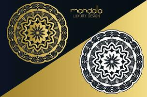 lujo mandala diseño, único mandala plantilla, eps mandala diseño. vector