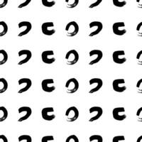 Seamless pattern with sketch circles shape vector