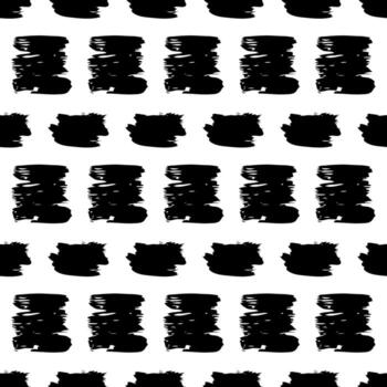 patrón sin costuras con frotis de garabatos dibujados a mano oscura sobre fondo blanco. textura grunge abstracta. ilustración vectorial vector