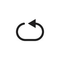 loop icon vector