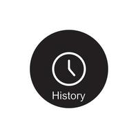 history icon vector