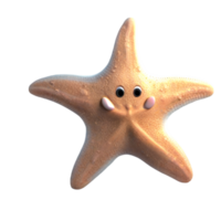 estrelas do mar fofa peixe ai generativo png