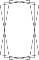 Geometric polygonal photo frames, vector abstract frames geometric shift