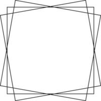 Geometric polygonal photo frames vector abstract frames geometric shift