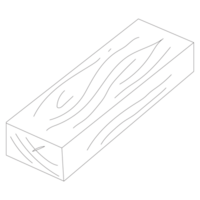 Wood Beam Nature 2D Outline Illustrations png