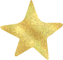 Golden star icon png