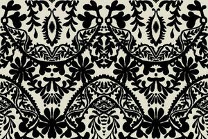 Floral vintage seamless pattern for retro wallpapers. Enchanted Vintage Flowers. Arts and Crafts movement inspired. Design for wrapping paper, wallpaper, fabrics and fashion clothes. Ikat pattern. vector