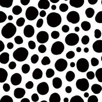 a black and white polka dot pattern vector