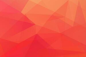 abstract red and orange polygonal background vector