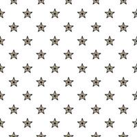 a seamless pattern with stars on a white background vector