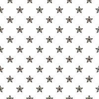 a seamless pattern with stars on a white background vector