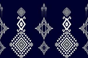 Ethnic geometric pattern, seamless design for background or wallpaper. vector