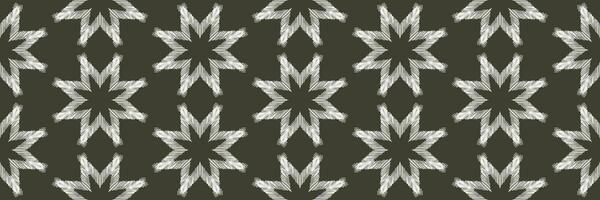 Seamless pattern, traditional ethnic pattern on green background, Aztec abstract vector pattern