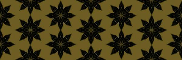 Seamless pattern, traditional ethnic pattern on brown background, Aztec abstract vector pattern