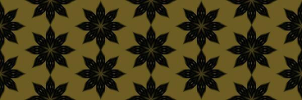 Seamless pattern, traditional ethnic pattern on brown background, Aztec abstract vector pattern