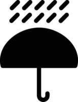 Umbrella protection icon symbol vector image. Illustration of the safety protect umbrella security design image