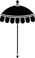 Umbrella protection icon symbol vector image. Illustration of the safety protect umbrella security design image