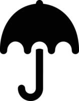 Umbrella protection icon symbol vector image. Illustration of the safety protect umbrella security design image