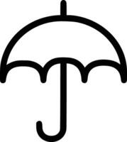 Umbrella protection icon symbol vector image. Illustration of the safety protect umbrella security design image
