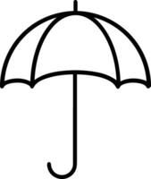 Umbrella protection icon symbol vector image. Illustration of the safety protect umbrella security design image