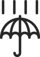 Umbrella protection icon symbol vector image. Illustration of the safety protect umbrella security design image