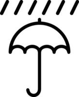 Umbrella protection icon symbol vector image. Illustration of the safety protect umbrella security design image