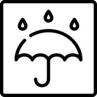 Umbrella protection icon symbol vector image. Illustration of the safety protect umbrella security design image