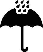 Umbrella protection icon symbol vector image. Illustration of the safety protect umbrella security design image