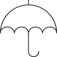 Umbrella protection icon symbol vector image. Illustration of the safety protect umbrella security design image