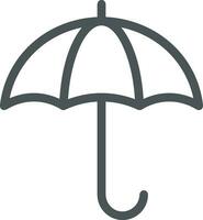 Umbrella protection icon symbol vector image. Illustration of the safety protect umbrella security design image