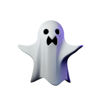 ghost 3d rendering icon illustration png