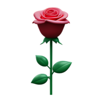 Rose 3d Symbol Illustration png