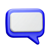 chat 3d rendering icon illustration png