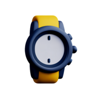 watch 3d rendering icon illustration png