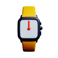 watch 3d rendering icon illustration png