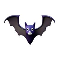 pipistrello 3d interpretazione icona illustrazione png