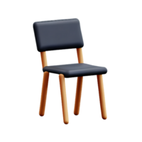 chair 3d rendering icon illustration png