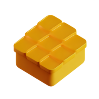 honey 3d rendering icon illustration png