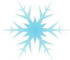 Snowflake icon vector in the cold season. Snowflake design as an icon, symbol, winter or Christmas decoration. Snowflake icon graphic resource for cold season celebration design