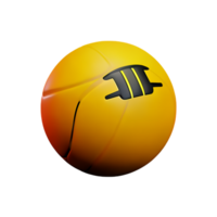 baloncesto 3d representación icono ilustración png