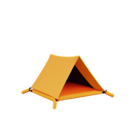 camping 3d renderen icoon illustratie png