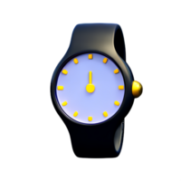 watch 3d rendering icon illustration png